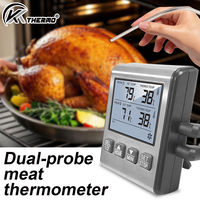 Termometer daging BBQ Digital kawat penjualan laris termometer suhu makanan dapur elektronik plastik penggunaan ganda