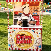 Jeu de table interactif Foam Splash Challenge pour les centres commerciaux et les événements en plein air, marque Songfa, 5 à 10 joueurs