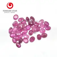 2GN01003A Stok Besar Kualitas Bagus Potongan Pir Alami Ruby Mawar Beli Batu Permata Ruby Harga Pabrik Per Karat untuk Perhiasan
