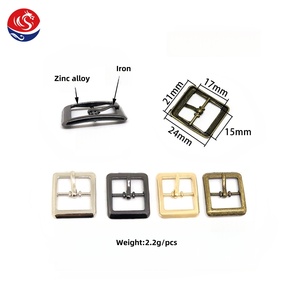 Phụ tùng túi cổ điển phụ kiện phần cứng hợp kim kẽm Antique Bronze 1 inch Chiều rộng bên trong kim loại điều chỉnh thanh trượt Pin khóa - Product Image 4