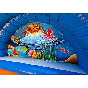 Château gonflable de toboggan gonflable de haute qualité Combo Ocean Theme Seal World <span class=keywords><strong>Maison</strong></span> de rebond gonflable avec toboggan à vendre - Product Image 6