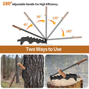 Vente en gros <span class=keywords><strong>Fendeuse</strong></span> de bûches de bois manuelle à montage mural personnalisée Coupeur à <span class=keywords><strong>main</strong></span> en acier au carbone en acier inoxydable <span class=keywords><strong>Fendeuse</strong></span> de bois tendre - Product Image 4