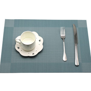 2025 Latest Model Eco-friendly PVC Rectangular <b>Placemat</b> Classic Home Dining Table Mat Factory Wholesale Plate Mat - Product Image 1