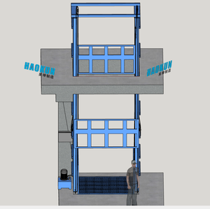Elevador de Carga Hidráulico de 10 Toneladas y 6 Metros de Altura, Elevador de Carga Inclinado para Exteriores, Elevador de Carga para el Hogar - Product Image 3
