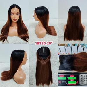 Letsfly 55$ Super Double Drawn Human Hair <b>Wigs</b> 2X6 Closure <b>Wig</b> Raw Vietnamese Hair High Quality Bone Straight <b>Wigs</b> 250% Density - Product Image 5
