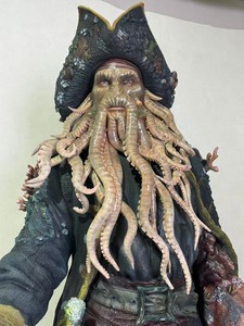 Statua in Silicone di Davy Jones <span class=keywords><strong>dei</strong></span> <span class=keywords><strong>Pirati</strong></span> <span class=keywords><strong>dei</strong></span> <span class=keywords><strong>Caraibi</strong></span> a Grandezza Naturale, Qualità Museale, Ultra Realistica - Product Image 2