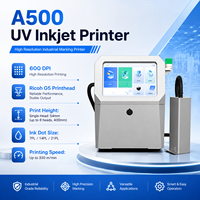 Impresora de Inyección de Tinta UV Automática de Alta Resolución 600DPI Ricoh G5 de Formato Ancho para Códigos QR Variables, Códigos de Barras y Fechas de Caducidad