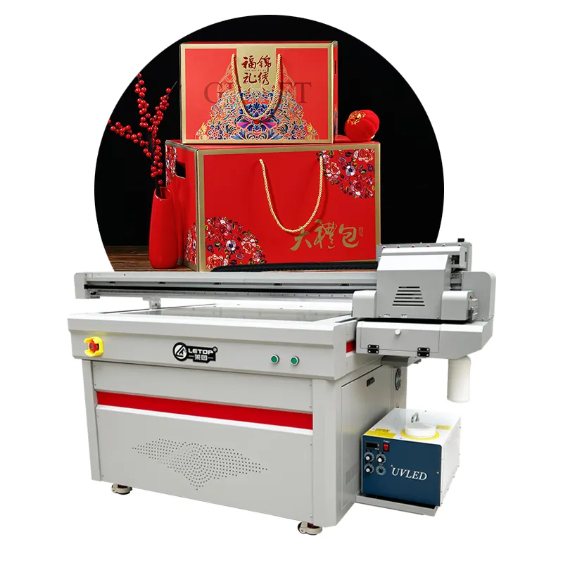LETOP I3200 Traceur d'impression numérique à plat UV Imprimantes à jet d'encre multicolores Imprimante de boîtier de téléphone grand format UV