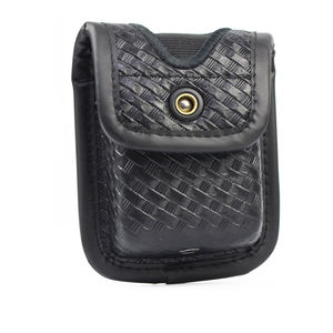 Small Security Belt Pouches Tactical Black Nylon Belt <b>Holster</b> Duty Double Magazine Pouch - Product Image 6