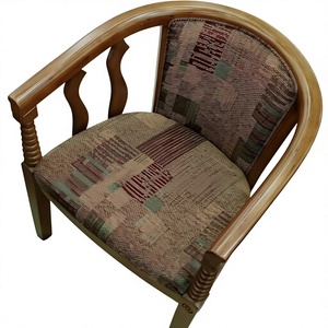 Chinese Style Solid Wood Chair Set 2 Piece <b>Brown</b> Dining Room Furniture For Home And Coffee Shop - Product Image 3