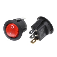 Interrupteur à bascule rond miniature KCD1-105N 250VAC 3 broches ON-OFF