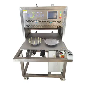 Máquina automática de corte ultrasónico para pasteles, cortador de tarta hueca, equipo de panadería