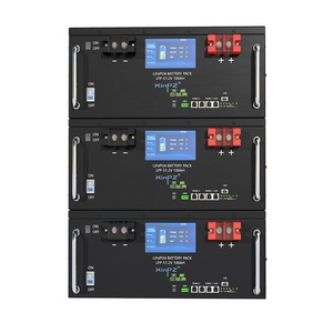 แบตเตอรี่สำรองพลังงานแบบติดตั้งบนแร็ค 48V100Ah 6000 Deep Cycle BMS พร้อมหน้าจอสัมผัส แบตเตอรี่แพ็ค 51.2V 5kWh - Product Image 4
