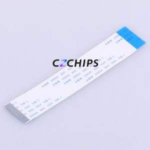 KH-FFC-V1.0-18P-100MM FFC Cable (Flexible Flat Cable) P=1mm Connector 18P 1mm 0.3mm Reverse - Product Image 1