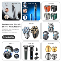 Tondeuse à nez électrique indolore rechargeable professionnelle tondeuse à cheveux étanche avec affichage LED pour hommes