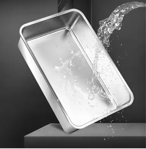 Toilette pour chat surdimensionnée en acier inoxydable conception anti-éclaboussures, bac à litière de luxe fermé et facile à nettoyer, fournitures pour animaux de compagnie personnalisées en gros - Product Image 6