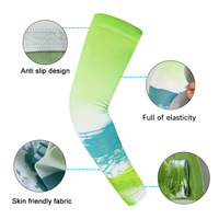 Motif personnalisé Respirant Humidité Manchons de Bras Doux Compression Housse de Protection pour Hommes et Femmes