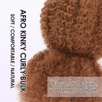 Originea En Gros Cheveux à Tresser Non Transformés Couleur #30 4B4C Style Bonbon 100% Cheveux Bruts Humains Afro Kinky en Vrac à Torsader Économiques