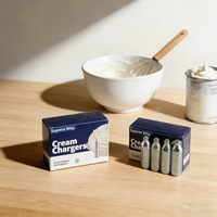 Nouveauté SuperiorWhip 8g Métal Écologique pour Cartouche avec Stock Local USA EU