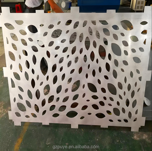 Panel Decorativo <span class=keywords><strong>de</strong></span> Aluminio con Patrón Regular y Orificios Regulares, Grabado con Precisión, Panel <span class=keywords><strong>de</strong></span> Pared <span class=keywords><strong>de</strong></span> Aluminio - Product Image 1