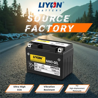 LIYON Nouvelle Batterie Gel OEM Personnalisée 250CC pour VTT Moto YTZ10S/6MFZ12 12V 11.2Ah pour Moto à 4 Roues Tout-Terrain Buggy Quad