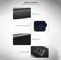 Système Home Cinéma 2.1 Canaux Hi-Fi Sans Fil pour Barre de Son avec Design en Bois, Télécommande TV et Caisson de Basses Sans Fil
