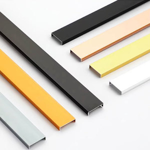 Tùy chỉnh trang trí nhôm U hình dạng gạch TRIM cho sàn chuyển tiếp tường viền bảo vệ - Product Image 2