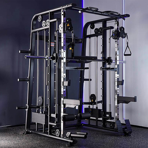 Station d'entraînement multifonctionnelle OEM/ODM Smith Machine pour usage domestique, demi-rack de musculation WD-XH20D - Product Image 1