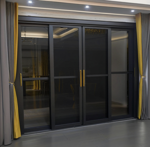 <span class=keywords><strong>Porte</strong></span> <span class=keywords><strong>coulissante</strong></span> <span class=keywords><strong>en</strong></span> alliage d'aluminium avec <span class=keywords><strong>verre</strong></span> pour balcon, patio ou entrée - Product Image 1