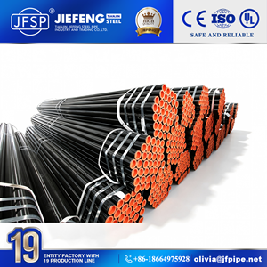 Tuyau en acier au carbone noir ERW ASTM A53 Grade A, tube <span class=keywords><strong>rond</strong></span>, prix d'usine, 6 m pour pipeline de fluides - Product Image 1
