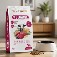 Sac d'emballage pour aliments pour chiens, grand format, écologique, durable, à fond plat, avec fermeture éclair, imprimé sur mesure, vente en gros