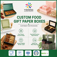 Boîte cadeau de luxe personnalisée avec logo, couvercle et base en carton rigide pour le Moyen-Orient et l'Europe, vente en gros, impression personnalisée