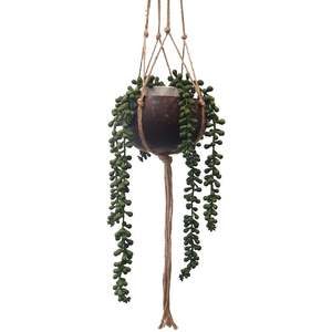   Porte-plante en macramé fait main - Porte-plante suspendu, support pour plantes aériennes - Product Image 1