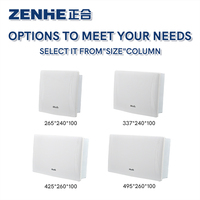 Caja de Distribución de Plástico ZENHE de Alta Calidad Serie Q 125A 440V 425*260*100mm para Sistema de Gestión de Edificios