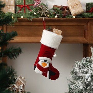 Calcetín Navideño Grande para Chimenea, Decoración para Fiestas, Calcetín para Regalos y Dulces - Product Image 3