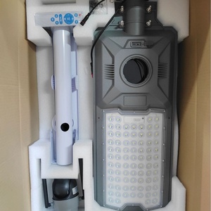 Cảnh quan đường giao thông đèn với inbuilt pin cao lumens Camera An Ninh IP65 500 Wát wifi 4 gam nhôm <span class=keywords><strong>LED</strong></span> năng lượng mặt trời ánh sáng đường phố - Product Image 3