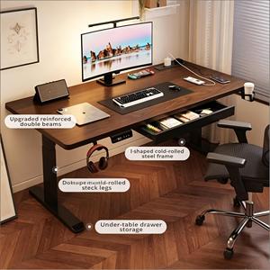 Scrivania Elettrica Silenziosa Regolabile in Altezza per Casa, <span class=keywords><strong>Studio</strong></span>, Ufficio e Postazione di Lavoro/Gaming - Product Image 4