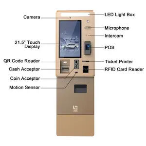 Hot Selling Internet 21.5inch Free Standing Payment Kiosk Cash Acceptor And Coin Accept Betting Terminal Kiosk