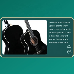 <span class=keywords><strong>Guitare</strong></span> classique pour débutants en épicéa de 36 pouces, vente en gros - Product Image 2