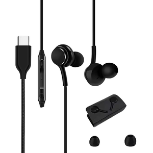 Auriculares con cable y manos libres de alta <span class=keywords><strong>calidad</strong></span>, auriculares estéreo intrauditivos, micrófono tipo C, auriculares para Samsung Galaxy S24 S20 Note 10 - Product Image 3