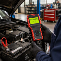 Testeur de batterie de voiture Launch BST-500 6V-30V, outil de diagnostic du système de batterie, test de démarrage et de charge, écran LCD