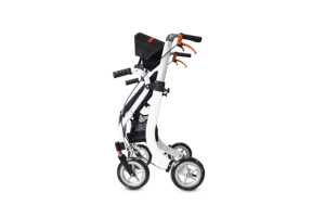 Déambulateur pliant manuel léger 3 en 1 pour personnes âgées, déambulateur compact en aluminium 3 en 1 <span class=keywords><strong>avec</strong></span> siège et fonction <span class=keywords><strong>chaise</strong></span> de transport - Product Image 5