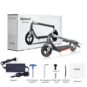 Patinete Eléctrico de Dos Ruedas Mankeel MK006 Silver Wings con Control de Tres Velocidades, Pantalla LCD, Resistencia al Agua IP54, Neumático de Goma de 10 Pulgadas MK006 - Product Image 5