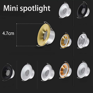 Luz LED <span class=keywords><strong>de</strong></span> Techo Empotrada COB Comercial, Mini, Regulable, para Interiores, Ángulo <span class=keywords><strong>de</strong></span> Haz Estrecho, Antideslumbrante, Foco Inteligente, <span class=keywords><strong>Precio</strong></span> <span class=keywords><strong>de</strong></span> Fábrica - Product Image 2