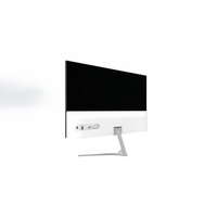 Moniteur de PC IPS sans bordure à 3 côtés de 23 pouces pour ordinateur de bureau LCD 75Hz avec haute qualité visuelle 99% SRGB Utilisation professionnelle