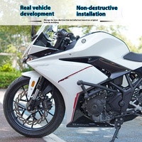 Protection moteur Haunding KOVE 250RR - Barre de protection avant en acier BXG surélevée pour moto, protection moteur pour la route, le tout-terrain et le dual sport