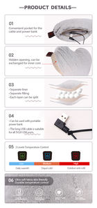 電気加熱枕 ハート型 温かい 柔らかく快適 - Product Image 5