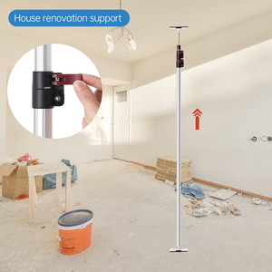 Poteaux de barrière anti-poussière télescopiques à <span class=keywords><strong>ressort</strong></span> de 3,6 m (12 pi) pour travaux de rénovation et d'isolation avec boucle de verrouillage robuste - Product Image 4