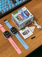 Reloj Inteligente Infantil Cuadrado de Plástico con GPS+WiFi, Videollamadas 4G, Tarjeta SIM, Resistente al Agua IP67, Pantalla IPS y Voz