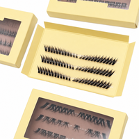 Cils en grappe 3D de luxe, effet volumineux, tendance influenceur Instagram, best-seller viral, réutilisables jusqu'à 15 fois